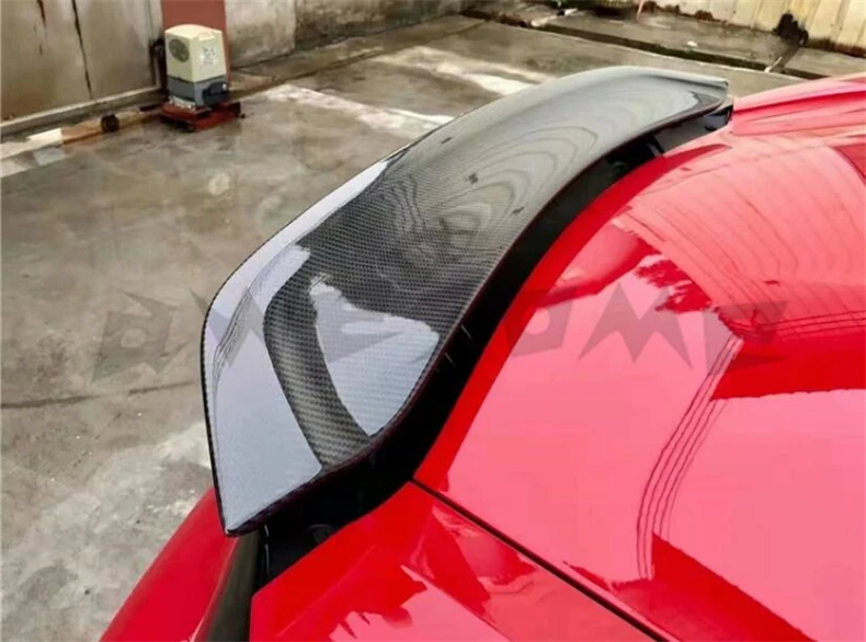 High-Quality Real Carbon Fiber Spoiler For Porsche 718 Cayman Boxster (2016-2022) REAR WING TRUNK LIP SPOILERS - - Racext 23