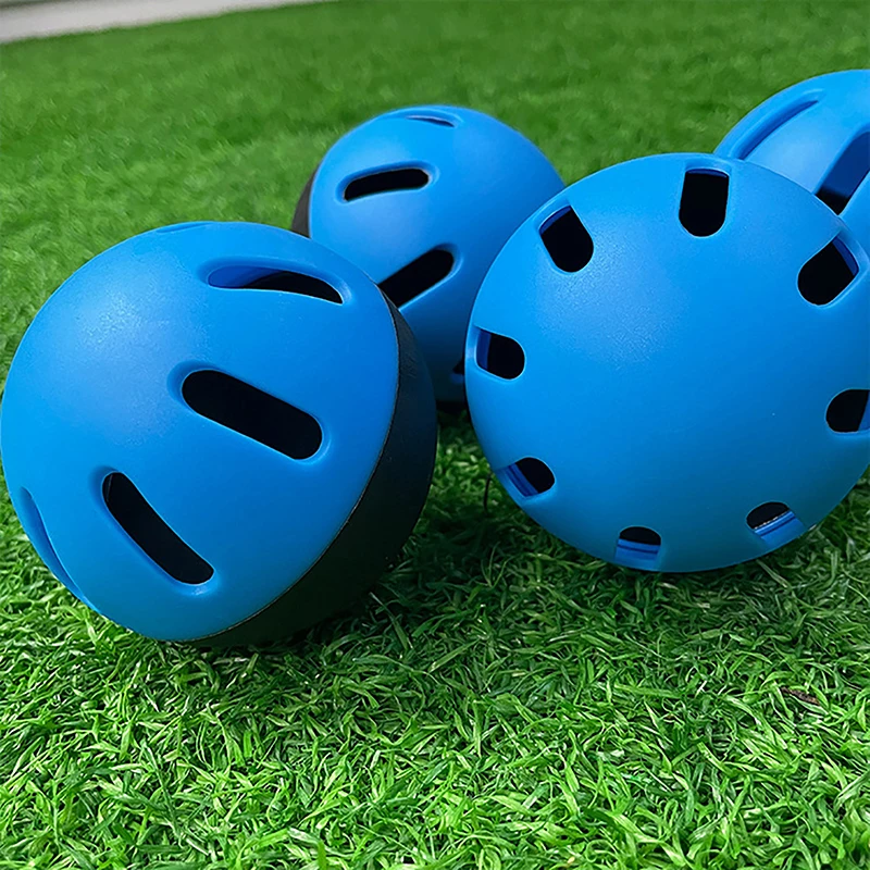 Beginner Plastic Baseball Practice Balls 16 Hole Air Flow Balls Indoor And Outdoor Lightweight Hitting Training Softballs baseball softball