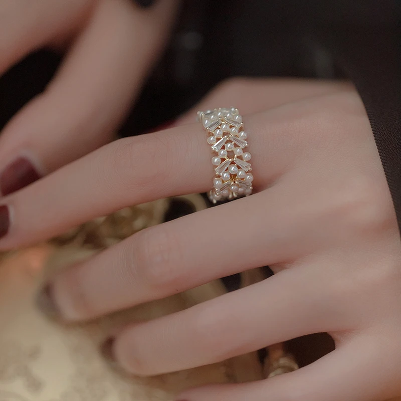 Gold Color Rings for Woman Adjustable 2025 New Fashion Korean Jewelry Luxury Party gold color rings,gold color ring,finger ring,adjustable rings