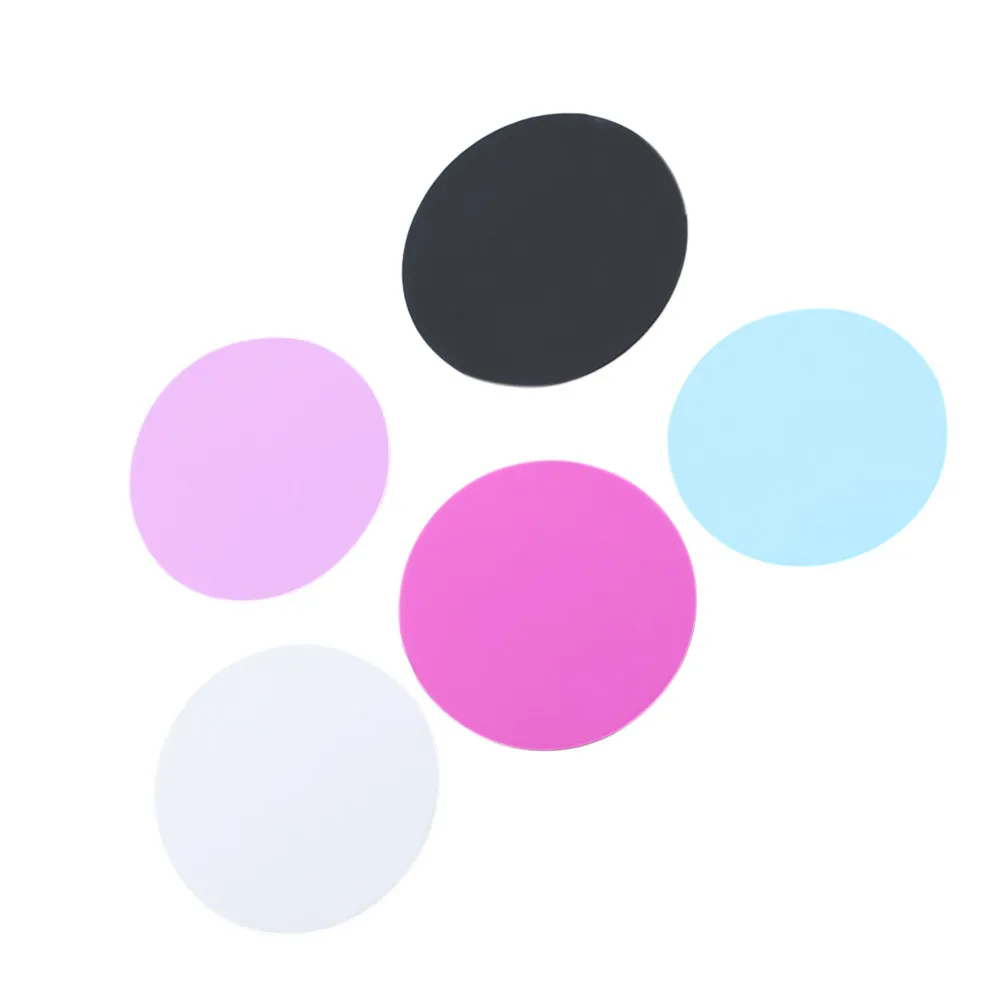 5Pcs 레진 서클 팔레트 전문 네일 아트 페인트 트레이 매끄러운 표면 간편한 청소 스태킹 믹싱 화장품 파운데이션