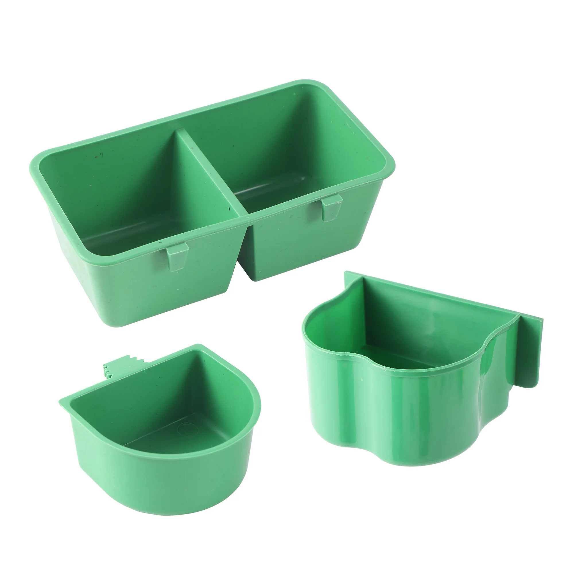 1 Pc Plastic Parrot Feeder Pet Bird Anti-fall Food Bowl Bird Cage Drinking Cup Feeding Box Small And Medium-sized Supplies bird feeder parrot feeder parrot feeding bowl bird water drinker pet water feeder