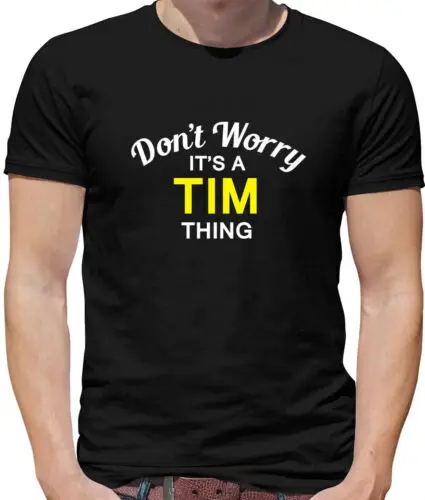 

Не волнуйтесь, это Тим соль, Camiseta Hombre - Apellido Personalizado Family