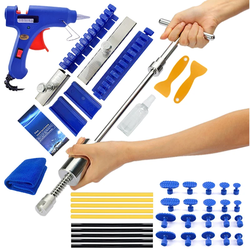 AutoDentRepairToolsKitCarBodySheetMetalPaintlessBumpRemoval