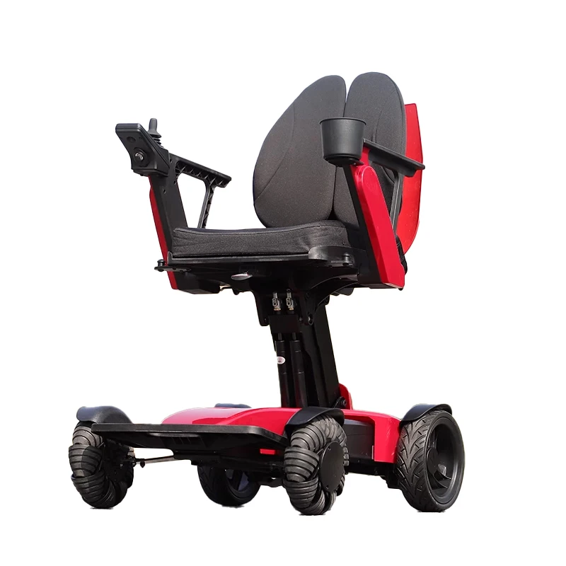 Automatic Motorized Foldable Long Mileage Electric Wheelchair for Patient Wheelchair with Lithium Battery for Handicappedcustom