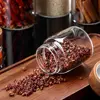 Glass Transparent Acacia Wood Containers With Lids Storage Tank Storage Pots Sealed Can Split Bottle Spice Jars 2