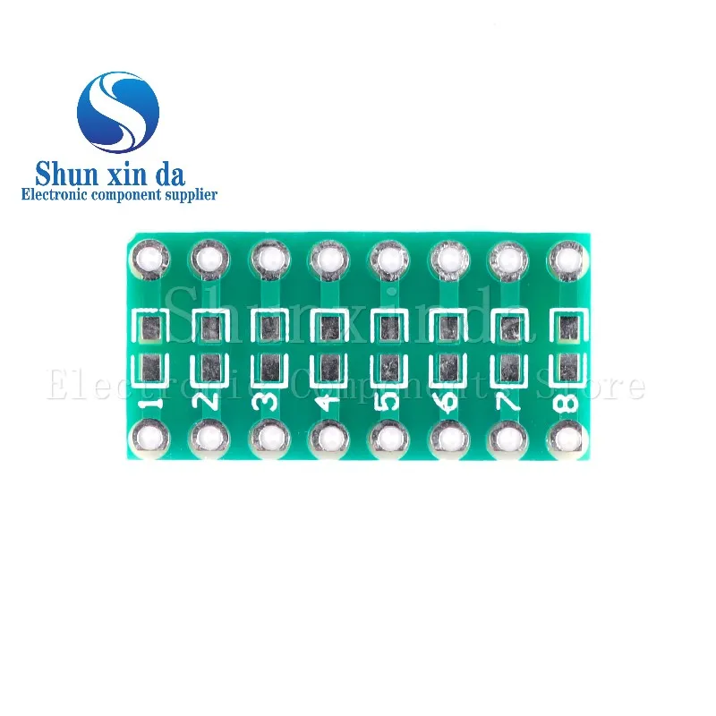 0402 0603 0805 to DIP PCB Transfer Board DIP Pin Board Pitch Capacitance Resistance Adapter plate Conversion board 10PCS