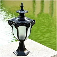 Modern Post light Led Aluminium Outdoor Europe creative design warterproof lamps decor park courtyard garden lights 2