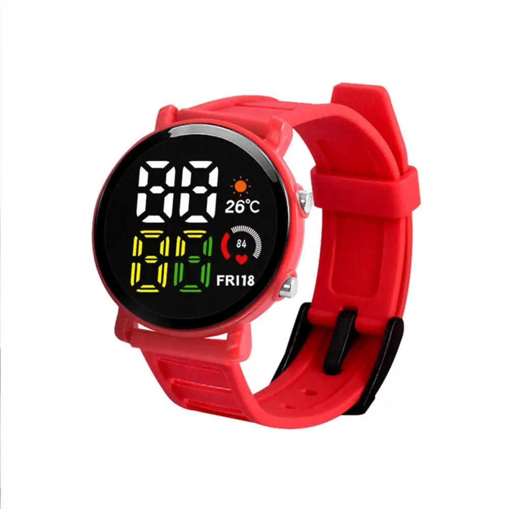 

Children Wrist Watch LED Student Electronic Digital Sports Watch Waterproof Silicone Band Large Font Display Accurate Time Watch