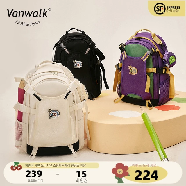 Vanwalk Odd School American vintage High Street Girl Junior High School  Student Schoolbag Lightweight Backpack - AliExpress