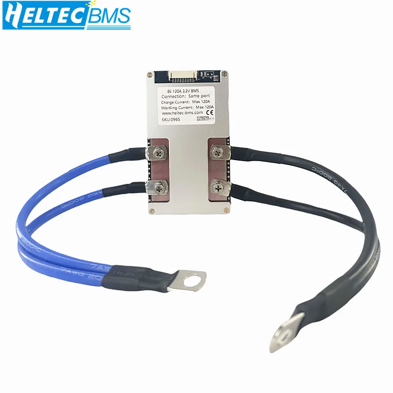 HeltecBMS 리튬 보호 보드, 2000W 에너지 저장 시스템용 밸런스, 8s, 24v, lifepo4, lipo 6S, 7s, 24v, 100a, 120a
