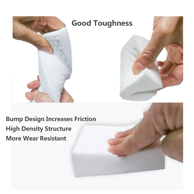 ZhangJi 20 40 Pcs Melamine Sponge Compressed Magic Shoes Kitchen Bathroom Multi-function Cleaning Tools Quality Supplier 4