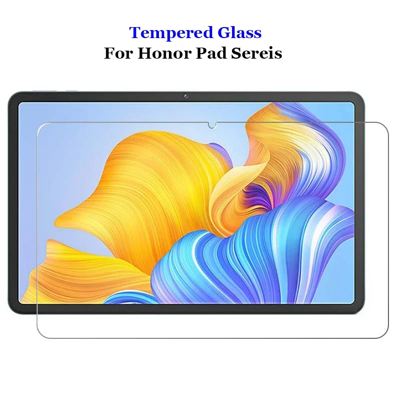 For Honor Pad 8 Tablet 8 9 X9 X8 X6 Pro Lite Clear Tempered Glass 9H 2.5D  Premium Screen Protector Protection Film