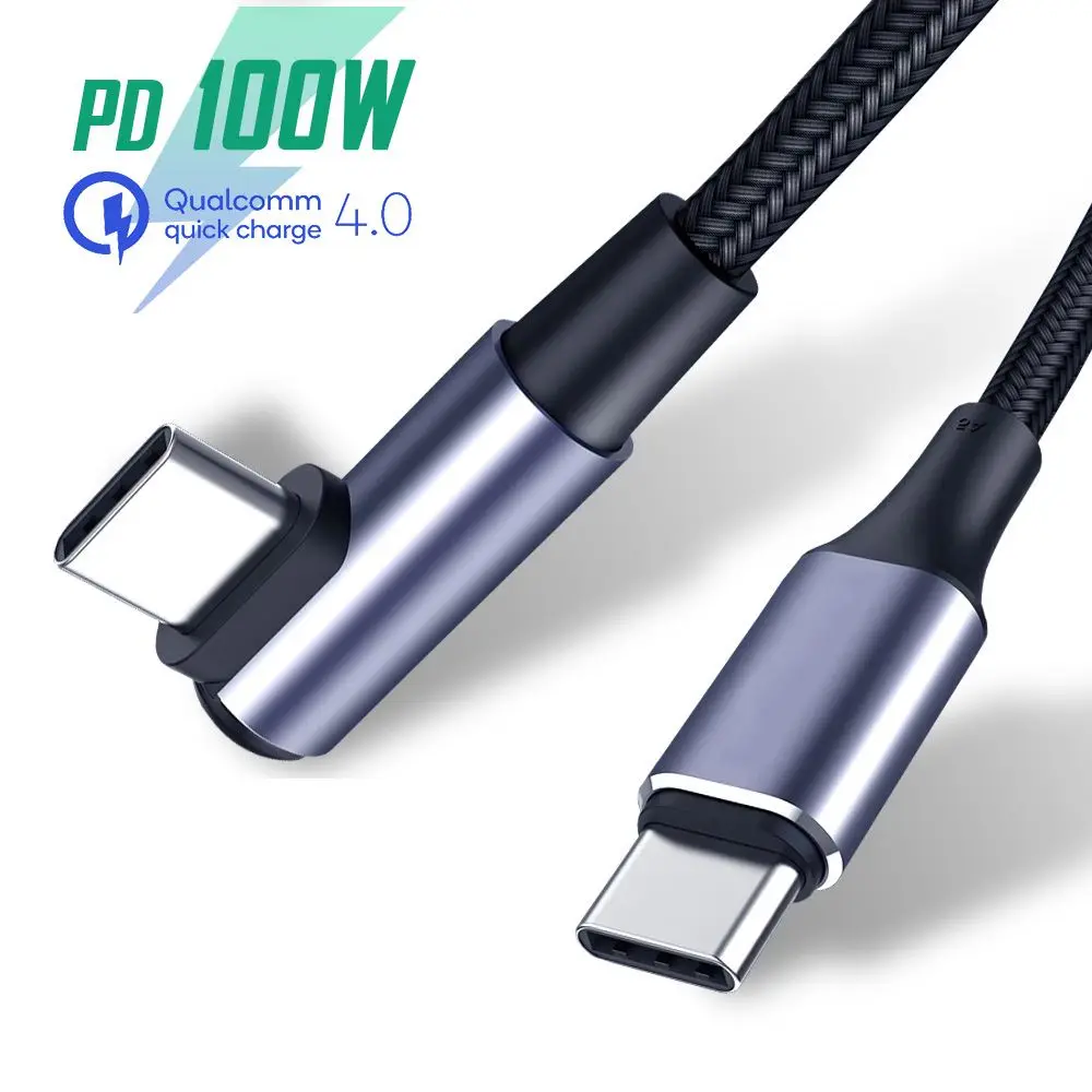 CAVO USB C a USB C 100 W cavo ricarica rapida display LED tipo C