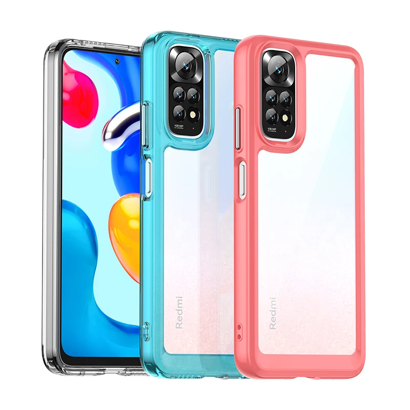 Per Xiaomi Redmi Note 11 Custodia Redmi Note 11 Pro Plus 4G 5G Cover Antiurto Candy Tpu Cover Posteriore Protettiva Per Telefono Redmi Note 11