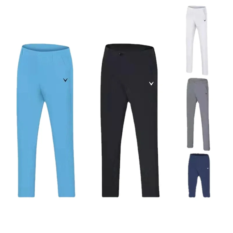 Callaway-pantalones de golf marca para hombre, ropa informal ajustada con estampado, Primavera, 2023 _ - AliExpress Mobile