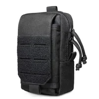 Outdoor Camouflage Mobile Phone Bag Edc Multifunctional Tactical Molle Accessory Bag Hiking Running Sports Waist Bag 1