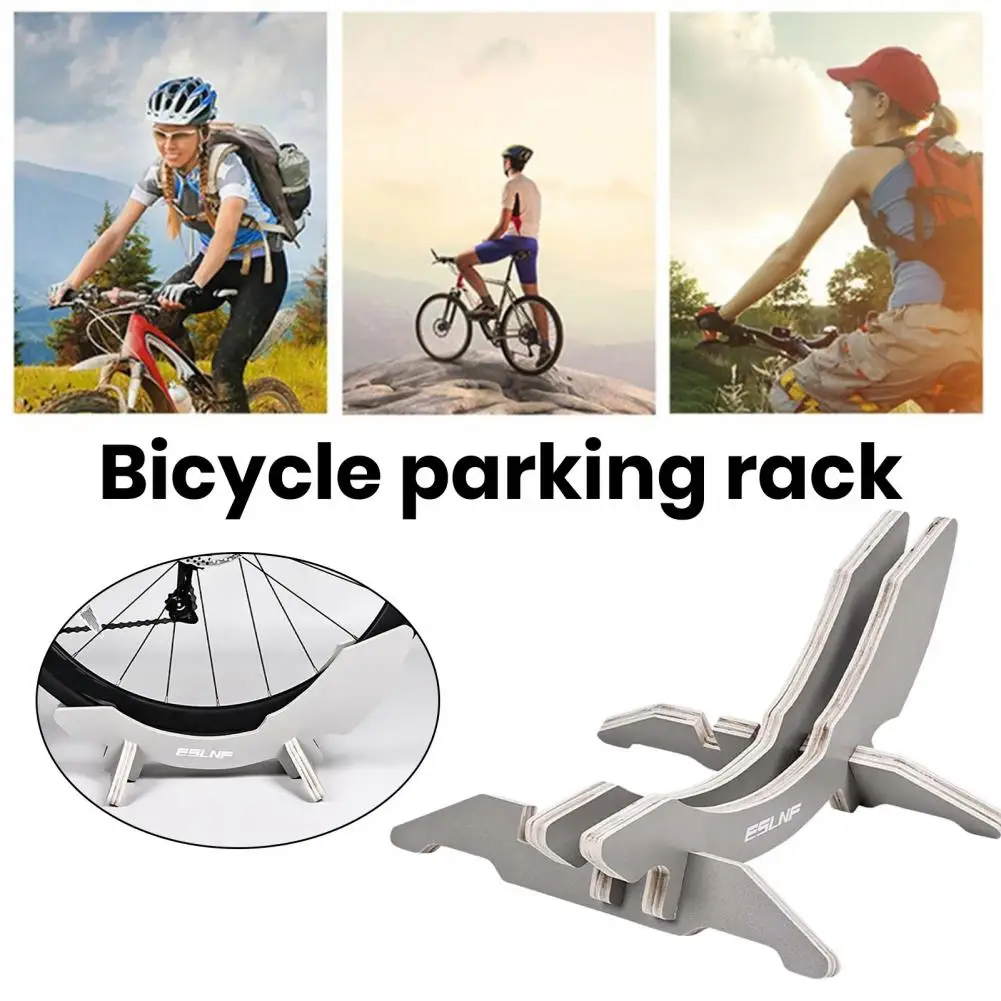 

Bicycle Parking Stand Wooden Bike Rack Versatile Wooden Bike Parking Rack Easy Installation Adjustable for Mtb for Indoor