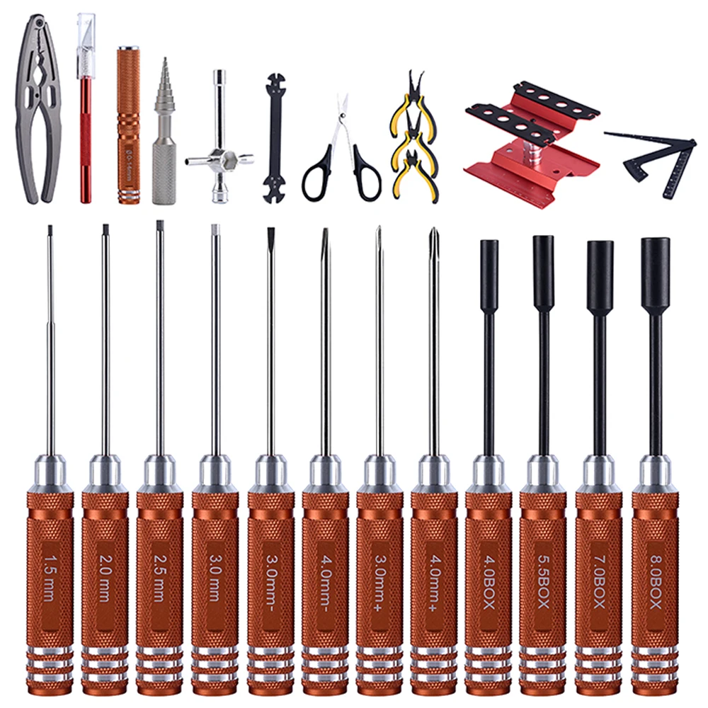 16 in 1 Multifunction Bicycle Mechanic Repair Tool Kit Handheld Folding Cycling Emergency Repair Tools Set (Black