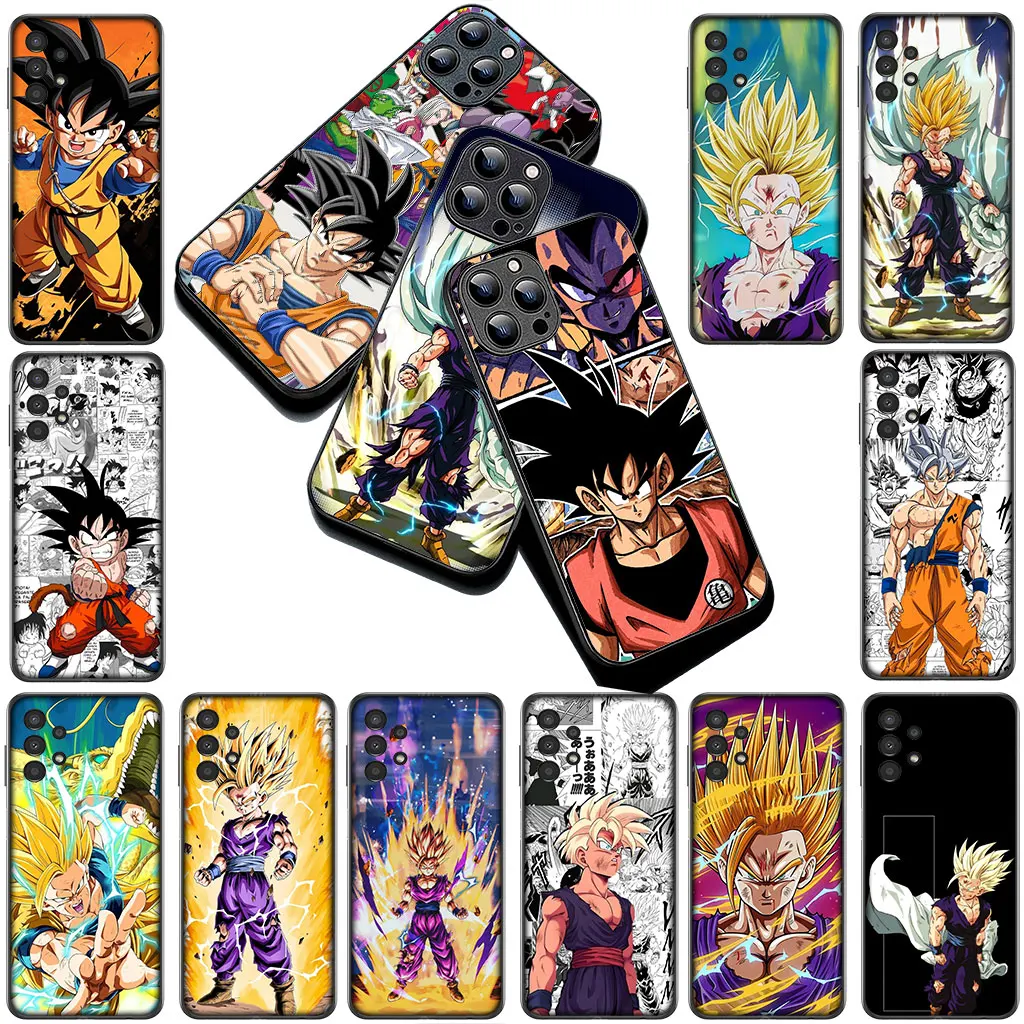 Dragon Warrior Soft Phone Case - Son Gohan Anime Design
