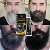 80ml Hair Dye Cream Black Beard Dye Cream For Men Permanent Plant Beard Dye Shampoo Fast Cover White Grey Beard Hair Care