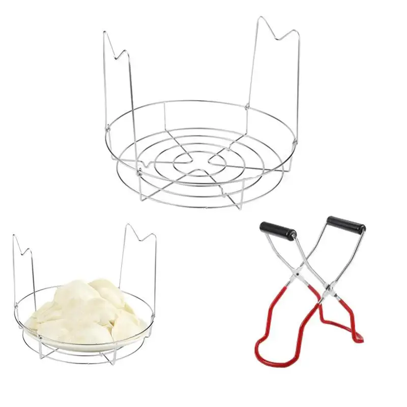 

Подъемник для консервных банок, щипцы для приготовления на пару, принадлежности для консервирования, Антискользящая стойка для консервирования из нержавеющей стали, щипцы для консервирования пищи, бутылок, банок для джема