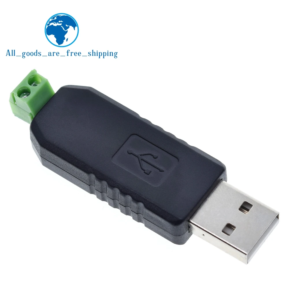 TZT 1/3 Stück USB zu RS485 485 Konverter-Adapter, unterstützt Win7 XP Vista Linux Mac OS WinCE5.0