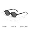 2025 New Elliptical Small Frame Bookworm Fashion Trendy For Women's High End Sensation Sunglasses 6