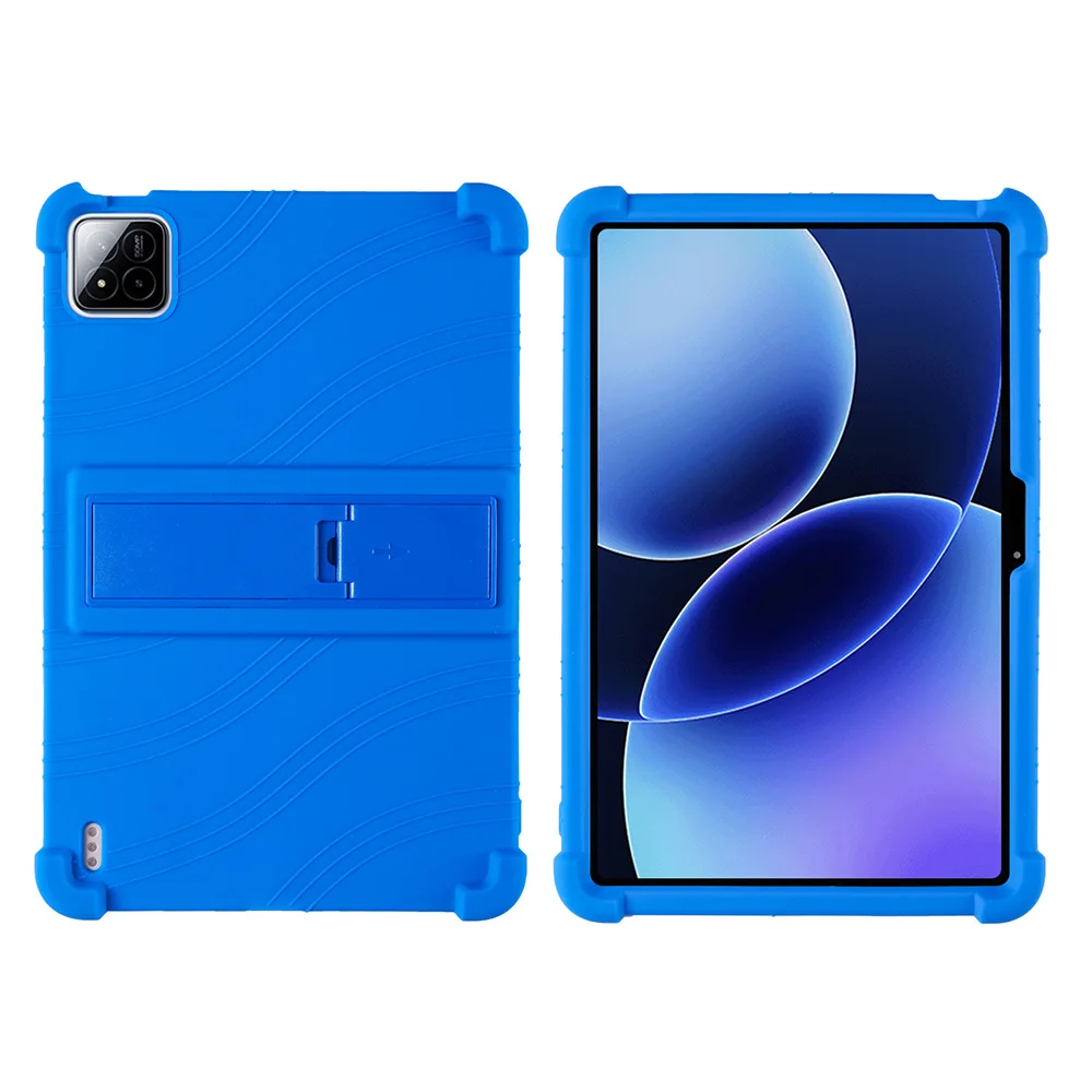 Children's Soft Silicone Stand Case for 11.2-Inch Tablets - Durable, Protective, and Adjustable
