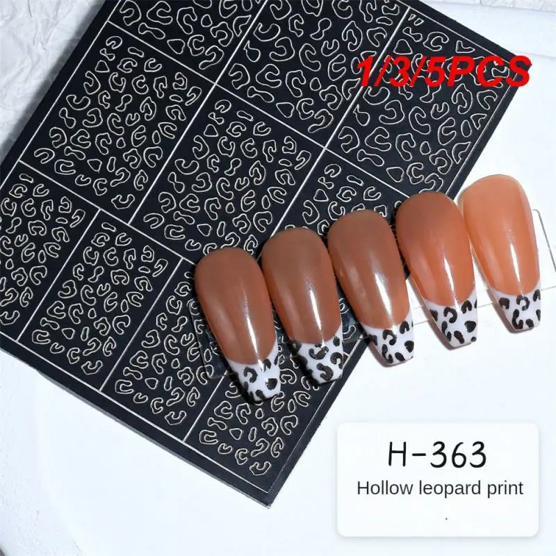 

1/3/5PCS Nail Art Decals For Short Nails Innovative Lasting Eye-catching Unique Nail Art Fashion Design Nail Decoration
