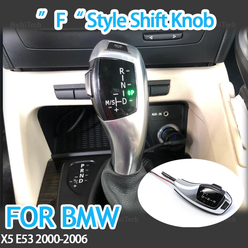 

LED Handles Gear Shift Knob Lever Stick Head For BMW X5 E53 3.0i 4.4i 4.6is 4.8is 3.0d 2000-2006