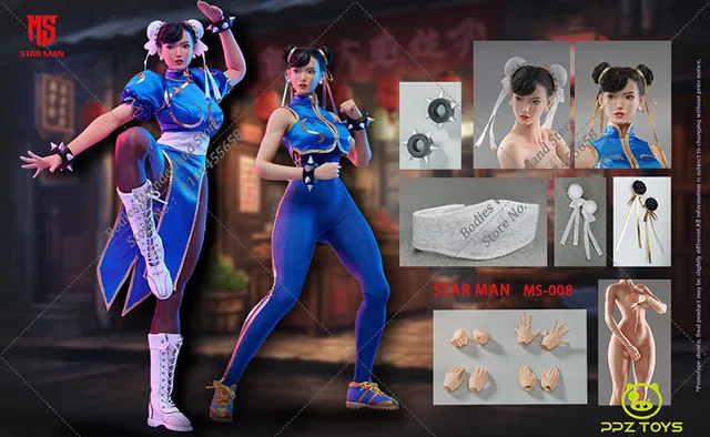 STAR MAN MS-008B 1/6 Chun li 春麗 ジャンプスーツ版