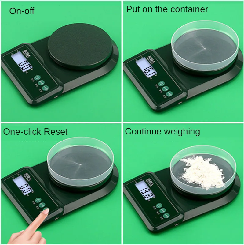 Kitchen Electronic Scale High Precision Gram Measuring Scale Food Jewelry  Scale Accurate Baking Scale Household 1G Balance 0.1G - AliExpress