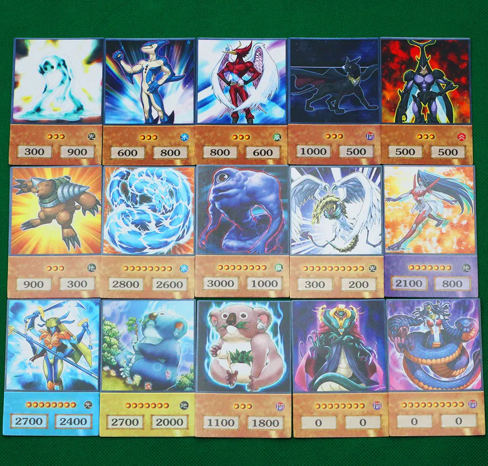 100 pièces UN Jeu De Cartes Yu Gi Oh, Yeux Bleus, Magicien Sombre, Obélisk, Slifer Ra Yugioh