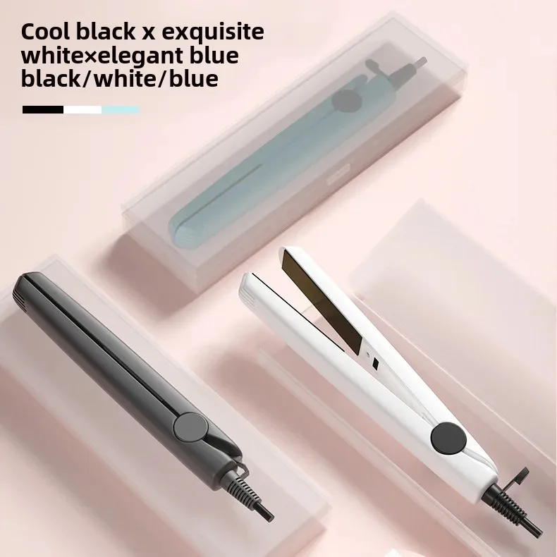 Mini USB Direct Clip Women's Small Straight Hairpin Curling Iron For Men Student Dormitory Hair Stick Cross-Border