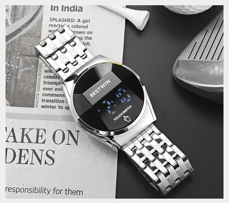 2022 Luxury Brand Men Digital Wristwatches Fashion Sports Wrist Watch Electron Waterproof montre homme Watch Dropshipping