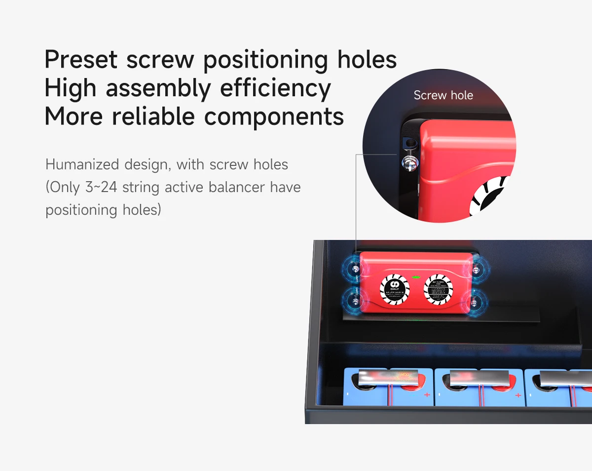 DALY Smart Active Balancer Lifepo41A for LIfepo4 4S 8S Bluetooth connectivity