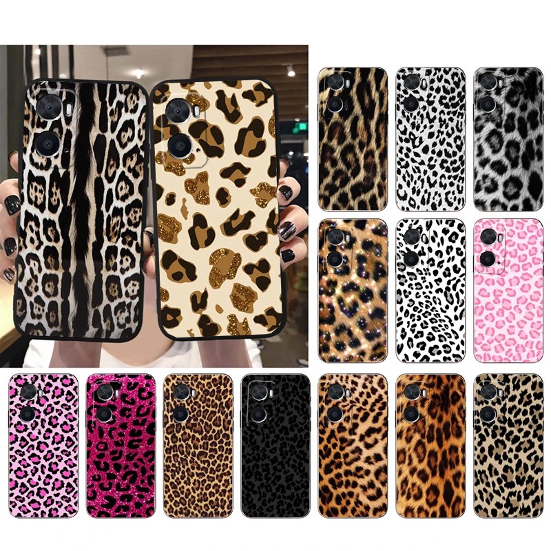 

Leopard Phone Case For OPPO Realme 10 Pro Plus GT 2 Pro X2 Pro XT C25S 8 7 6 Pro 6i GT Master C3 C21 C21Y X3 SuperZoom