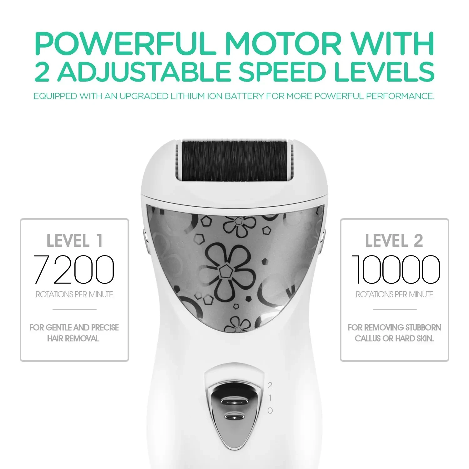 Kemei Epilator Rechargeable 3 In 1 Lady Hair Remover Shaver Electric Callus Remover Depilador Removal for Women Foot Care Tools 4