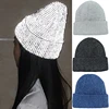 Creative Reflective Beanies Hat for WomenFashion Knitted Street Hats Night Fantasy Shining Skullies Cap for Men Warmer Bonnet 1