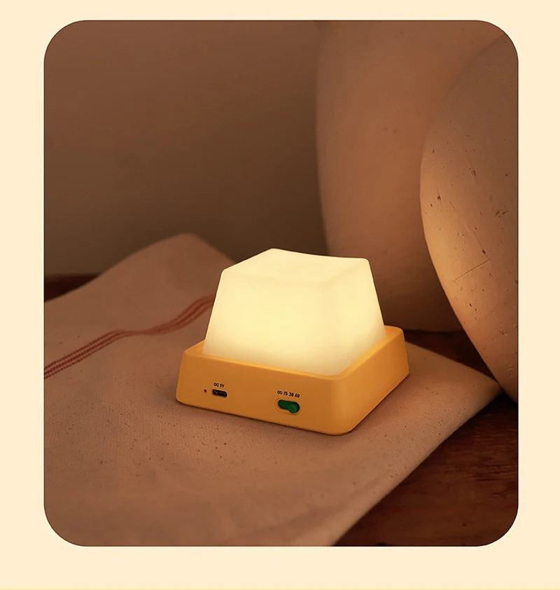 LED Night Lights Bedside Table Lamp Room Decoration USB Rechargeable Led Lamp Decor Holiday Baby Bedroom For Birthday Gift