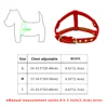 Soft Suede Dog Harness Bling Rhinestone Harness Diamond Leather Pet Harnesses for Small Medium Dogs Cats Red Pink Black 6