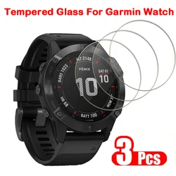 Premium Tempered Glass Screen Protector Set - 3 Pack Clear HD Film (For Fenix 7X)