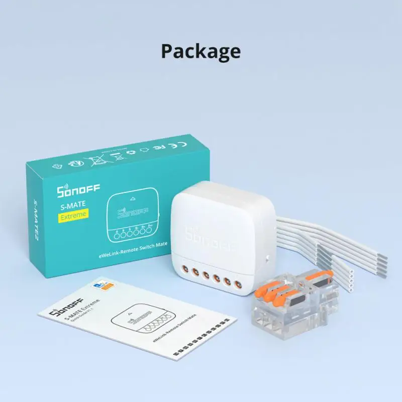 SONOFF Extreme Switch Mate S-MATE2 eWeLink-Remote Control Smart Switch for Smart Home Work with Alexa Google Home IFTTT