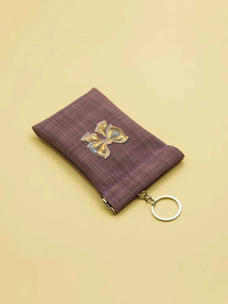Household Key Wallets - PU License & Coin Store Modernism Luminous Sphere Decor