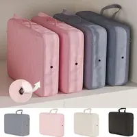 Compression Packing Cube Wardrobe Drawer Puffer Jacket Storage Foldable Luggage Suitcase Organizer Compressed Travel Clothes Bag 1