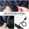 Heavy Duty Bbq Grill Cover For Outdoor Grill Waterproof Weather Resistant Uv & Fade Resistant With Velcro Straps Gas Grill Cover 4