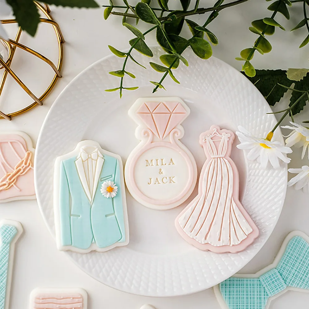 Wedding Flip Candy Cookie Mold Fondant Sugarcraft Cookie Cutters DIY Baking Molds cookie cutter baking mold cookie mould cookie printing mold fondant cutter