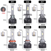 DAWNKNIGHT K5C 4300K 110W H7 H4 Led Lamp Double Copper Tube 3000K Led Lights For Car H1 H11 HB3 9005 HB4 9006 Led Headlight Bulb - Image 5