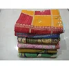 Kantha Quilt Twin Size Handmade Vintage Coverlet Bedspread Throw Bedspread 4