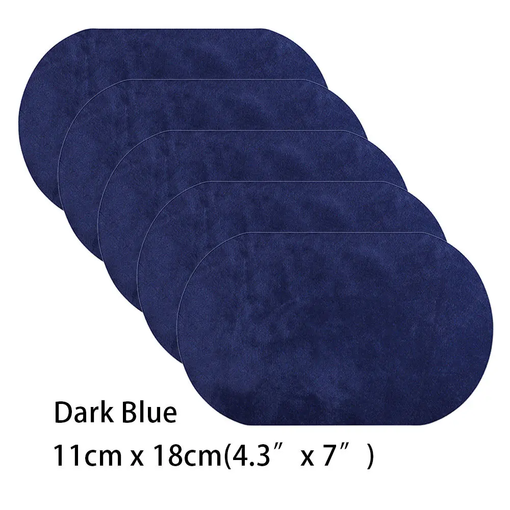 LyfLux Elbow Knee Patches 4-Pack, Suede Fabric Repair Patches For Jeans